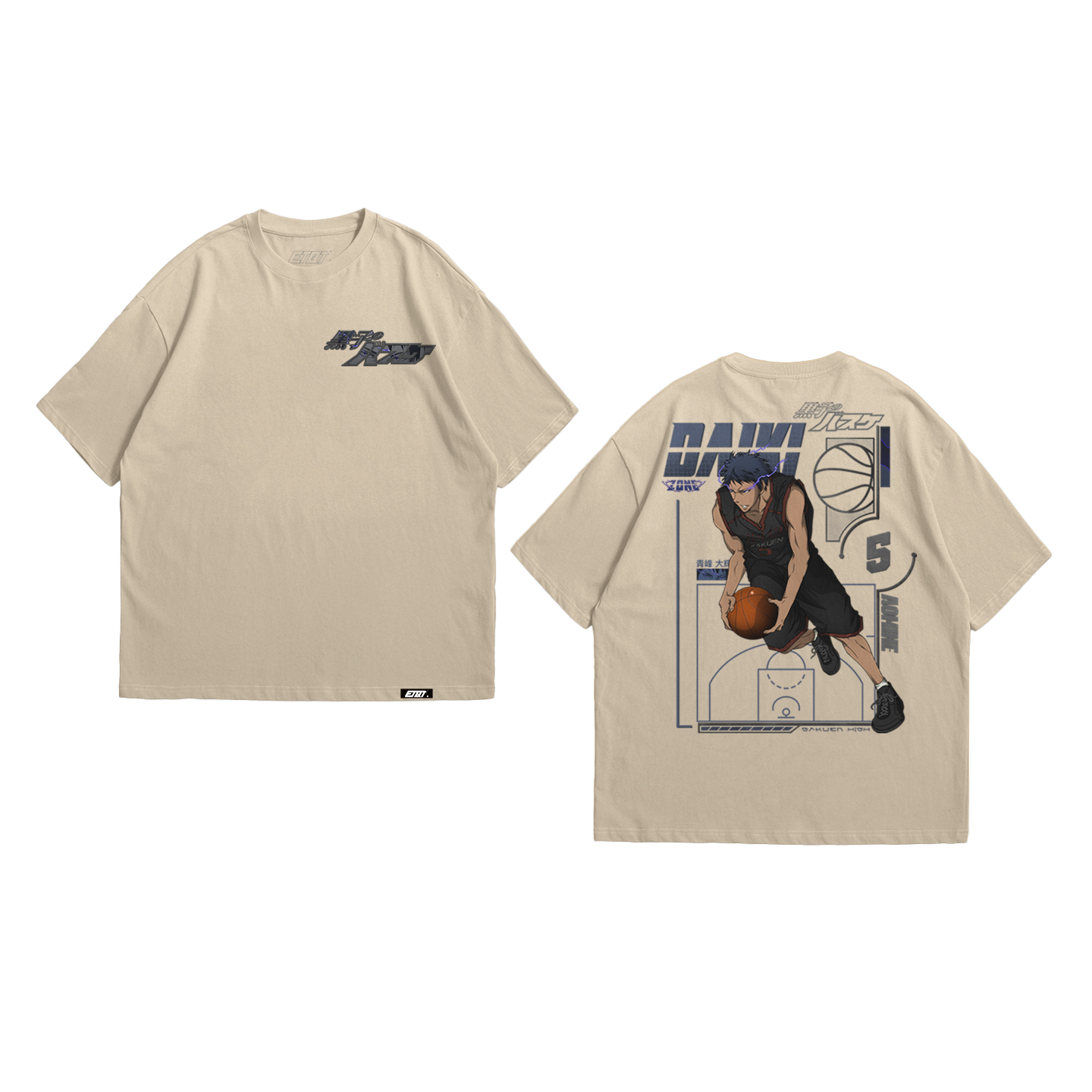 Anime Shirt - Kuroko's Basketball - Daiki Aomine