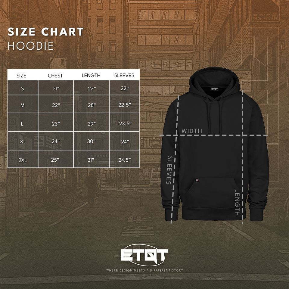 Hoodie - ETQT Brand Hoodie - Slow Down