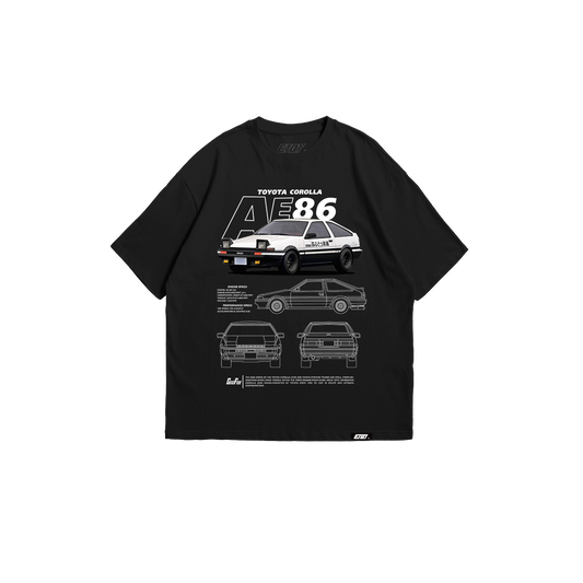 [New Released] T-Shirt - Overdrive Edition - AE86 Trueno v2
