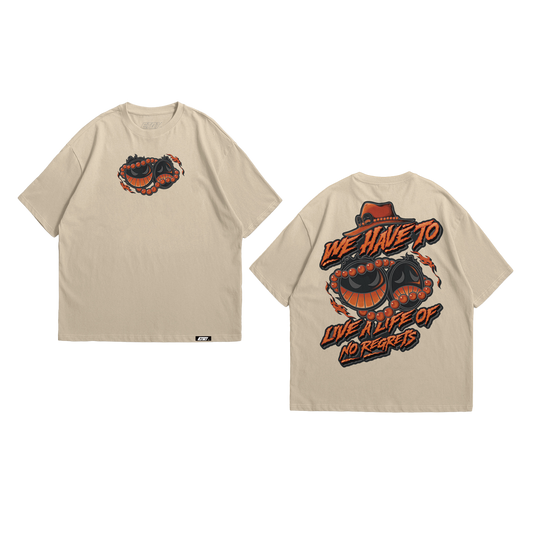 T-Shirt - One Piece - Portgas D. Ace Typography Art