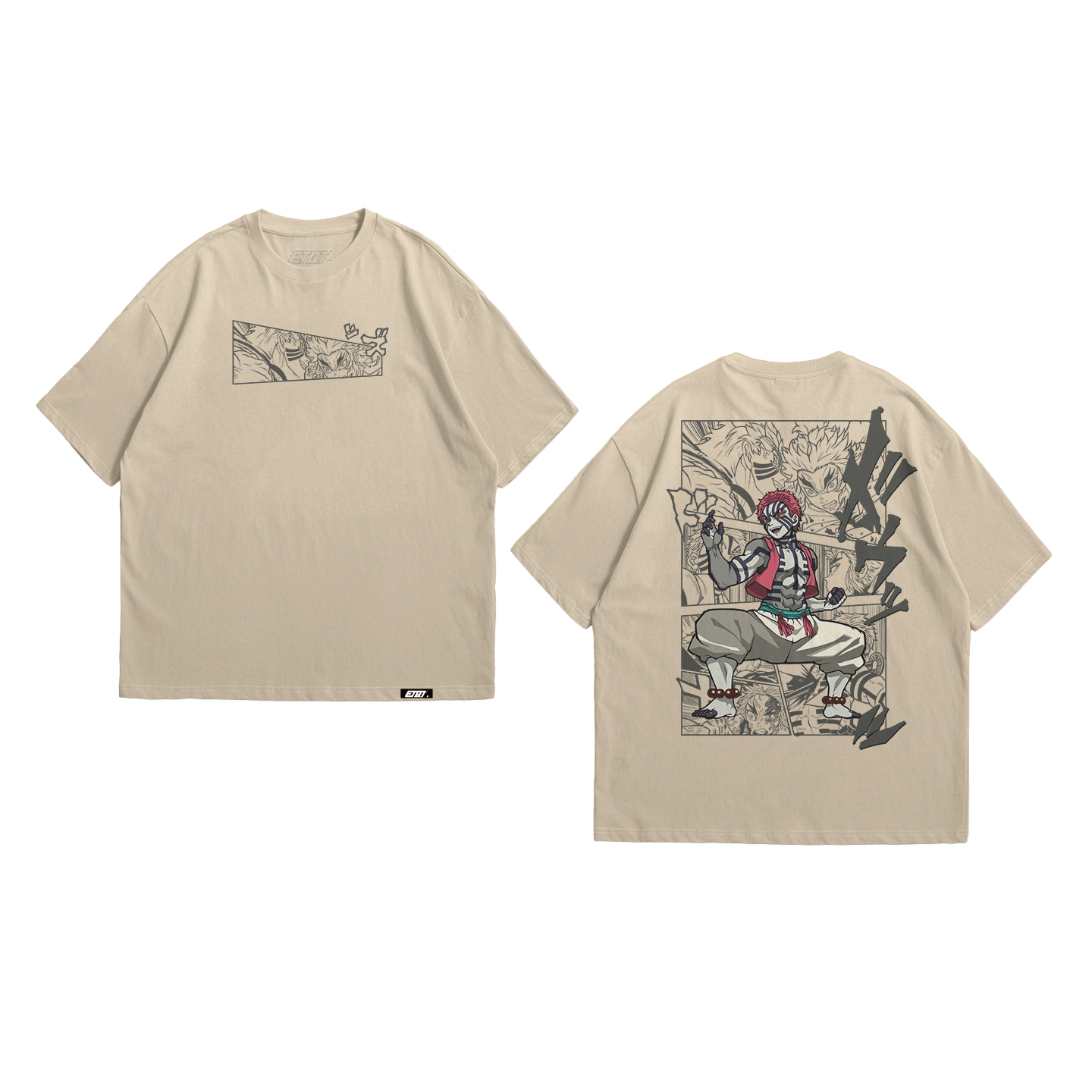 Anime Shirt - Demon Slayer - Akaza v4