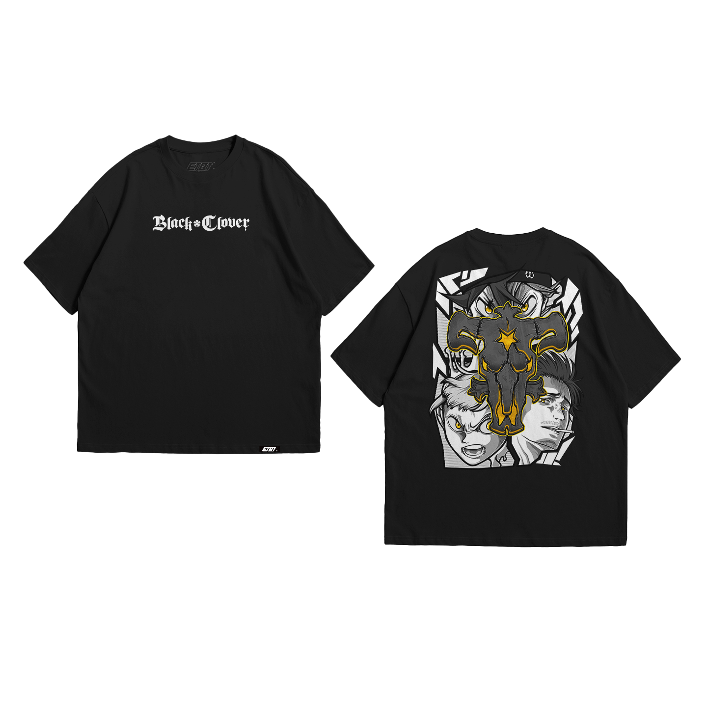 Anime Shirt - Black Clover - Asta, Yami, and Noelle