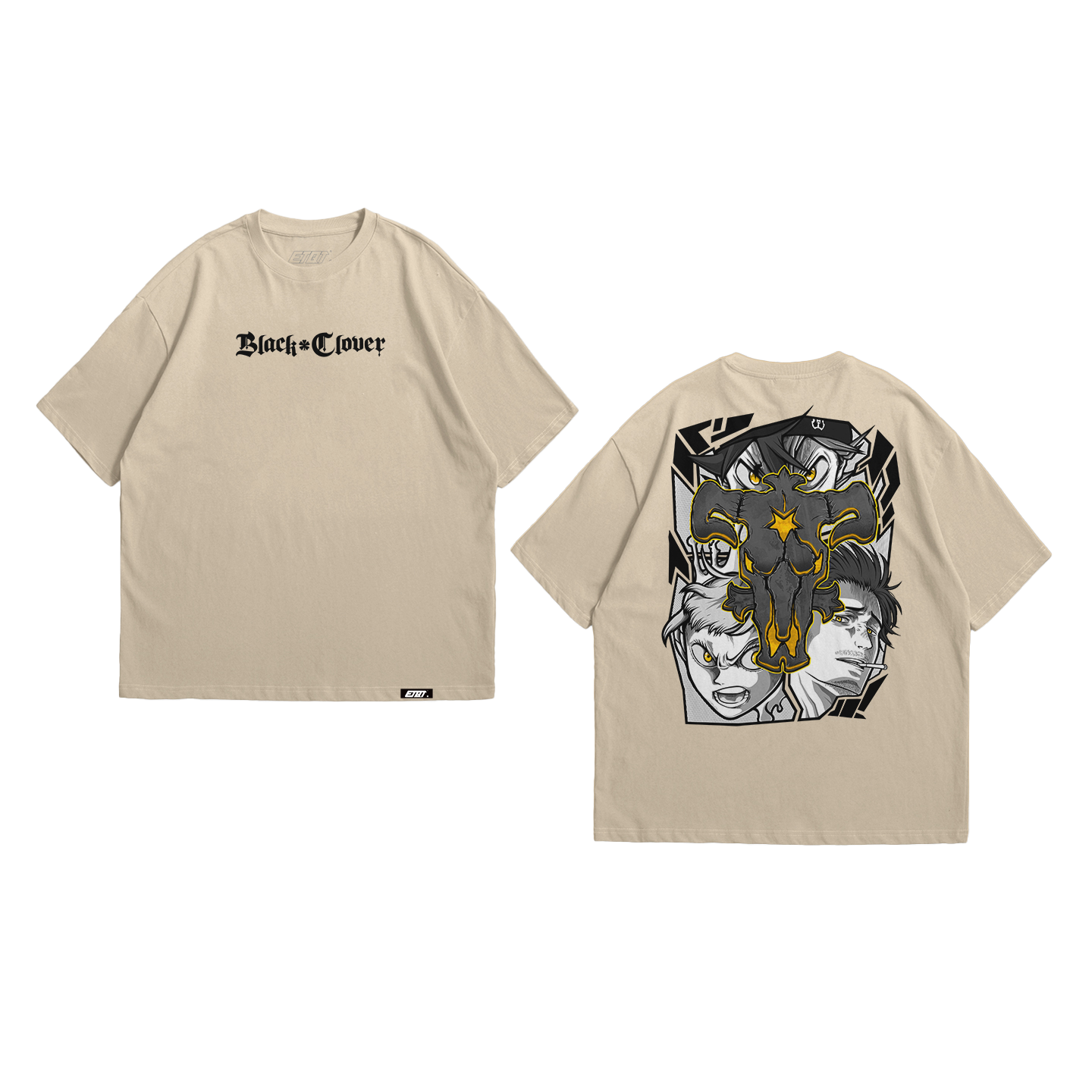 Anime Shirt - Black Clover - Asta, Yami, and Noelle
