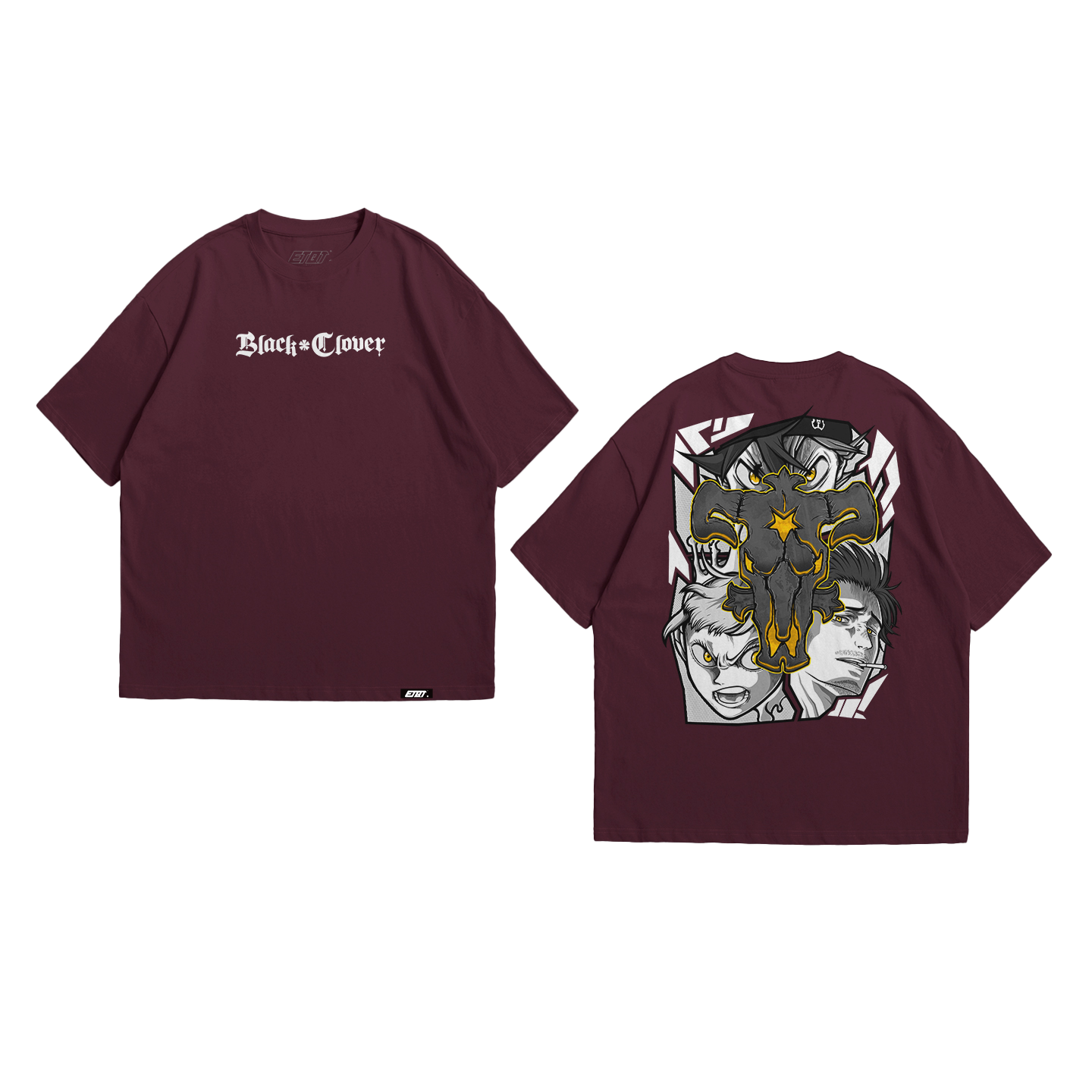 Anime Shirt - Black Clover - Asta, Yami, and Noelle