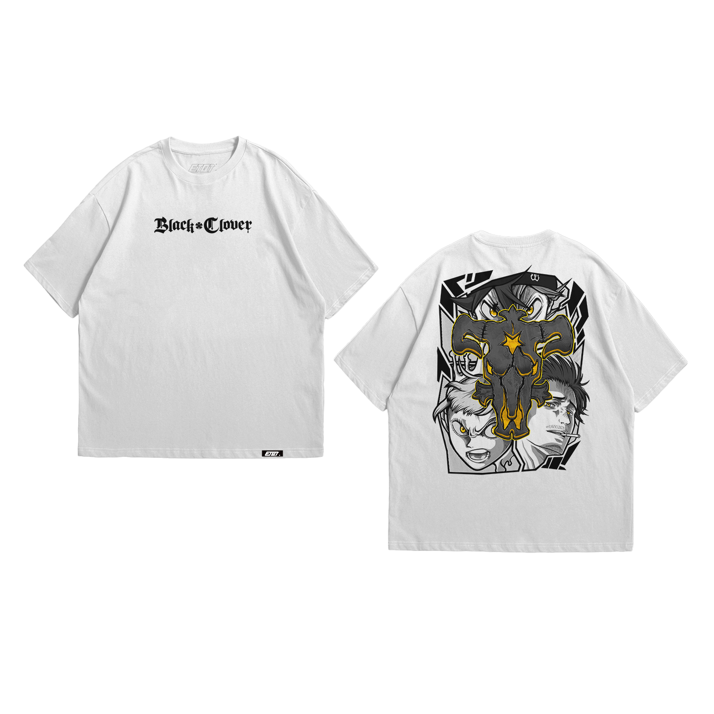 Anime Shirt - Black Clover - Asta, Yami, and Noelle