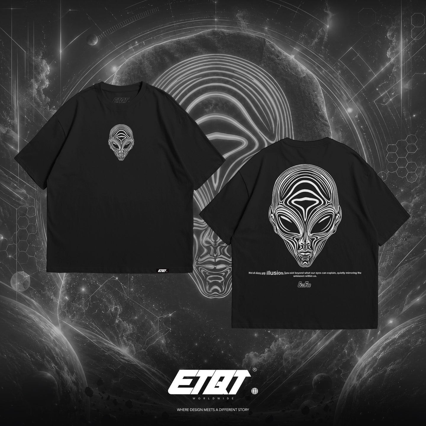 [New Released] Alien Shirt - Xtraterrestrials - Astral Mirror
