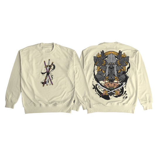 Sweatshirt - One Piece - Zoro Asura - Colorized