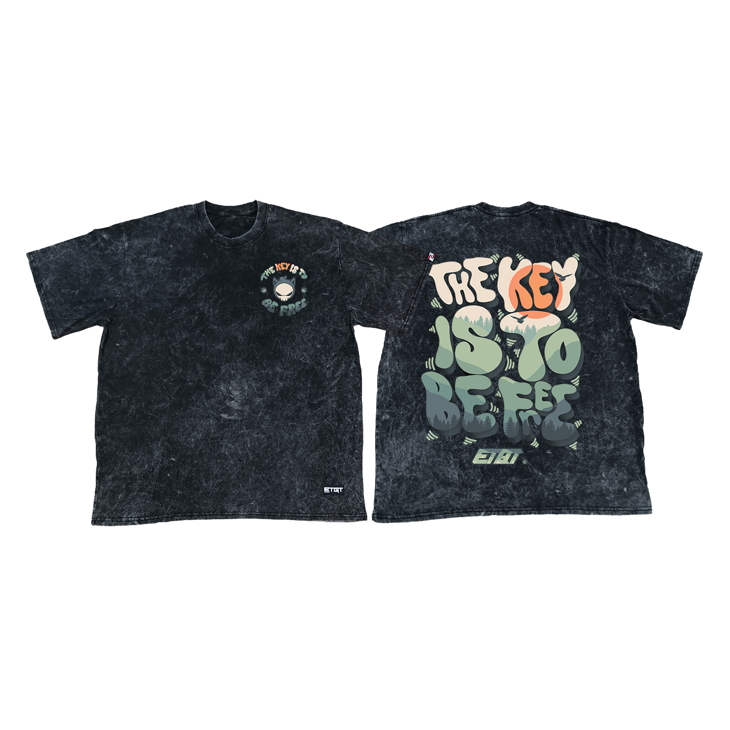 Acid Washed Shirt - Brand Shirt - Be Free