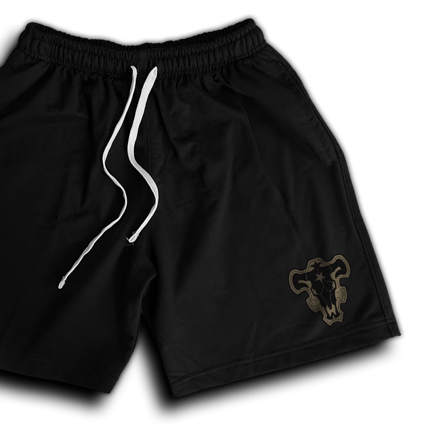Classic Shorts - Black Clover - Black Bull Logo