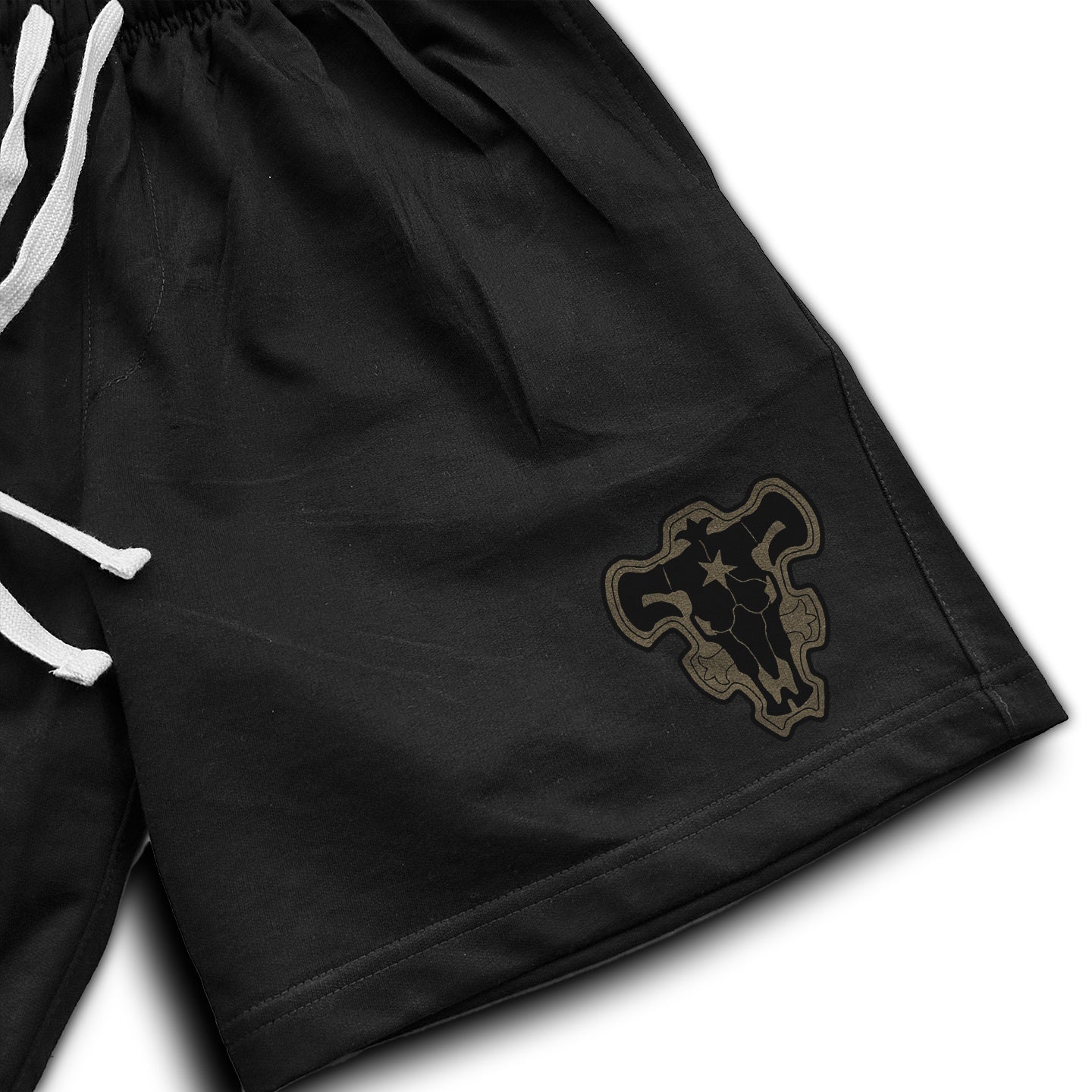 Classic Shorts - Black Clover - Black Bull Logo