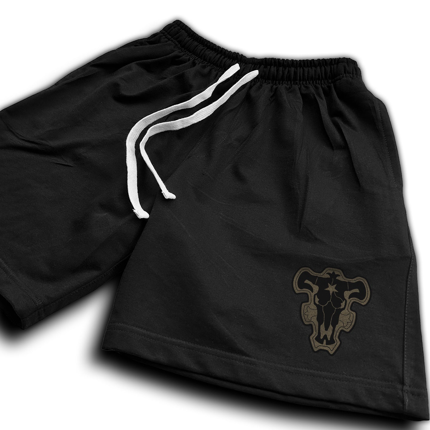Classic Shorts - Black Clover - Black Bull Logo