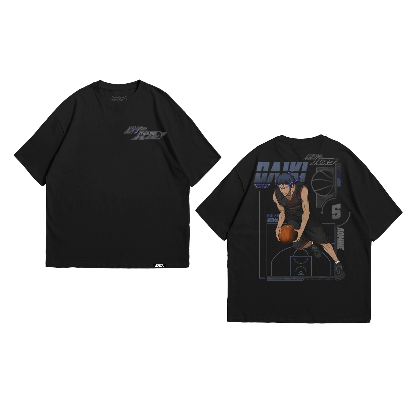 Anime Shirt - Kuroko's Basketball - Daiki Aomine