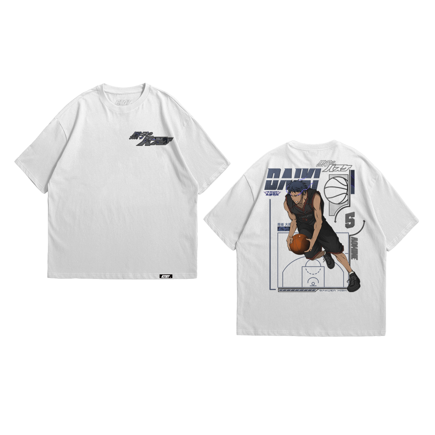 Anime Shirt - Kuroko's Basketball - Daiki Aomine