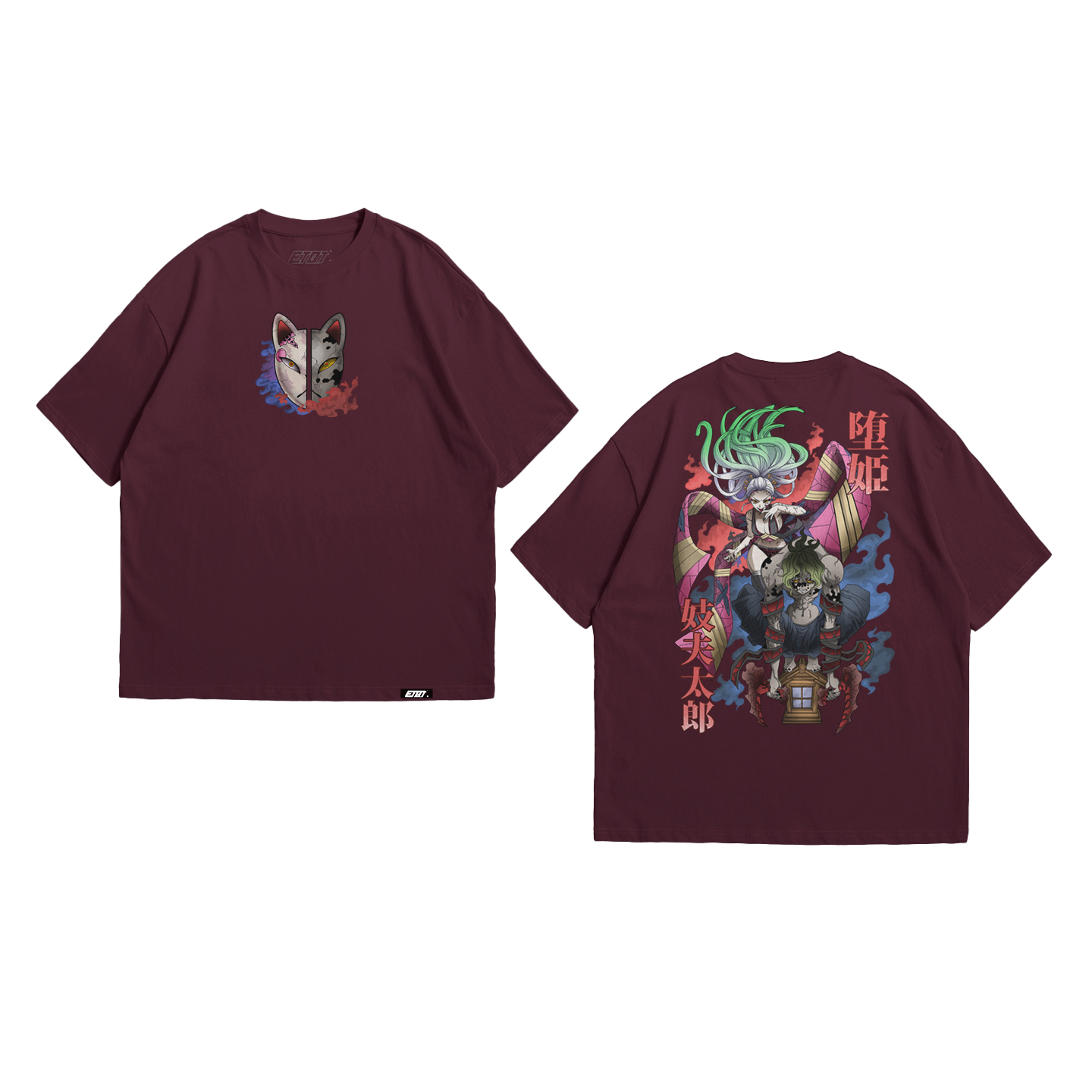 Anime Shirt - Demon Slayer - Daki and Gyutaro