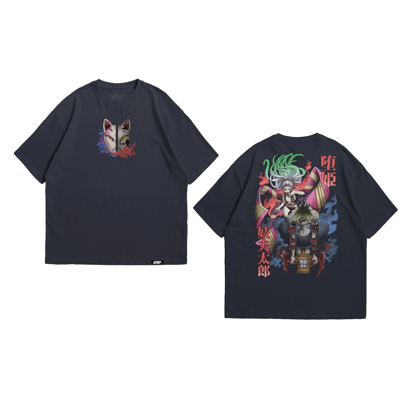 Anime Shirt - Demon Slayer - Daki and Gyutaro