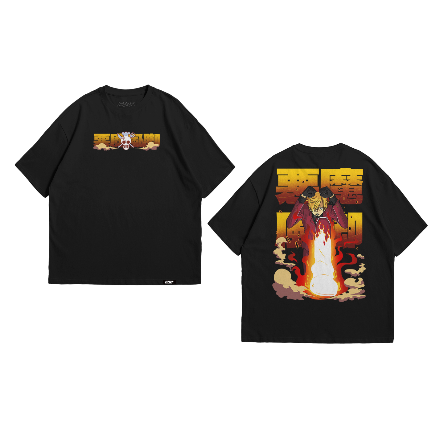 Anime Shirt - One Piece - Vinsmoke Sanji - Diable Jambe