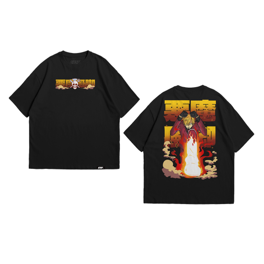 Anime Shirt - One Piece - Vinsmoke Sanji - Diable Jambe