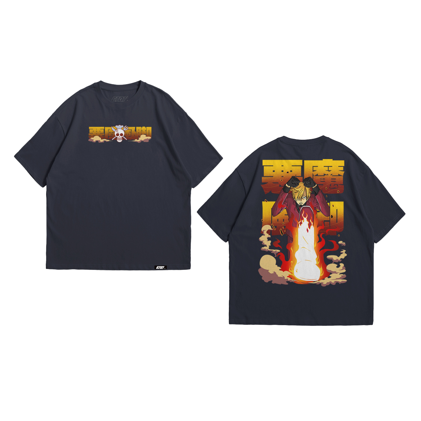 Anime Shirt - One Piece - Vinsmoke Sanji - Diable Jambe