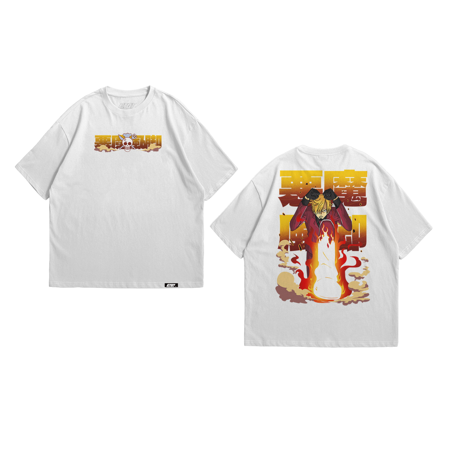 Anime Shirt - One Piece - Vinsmoke Sanji - Diable Jambe