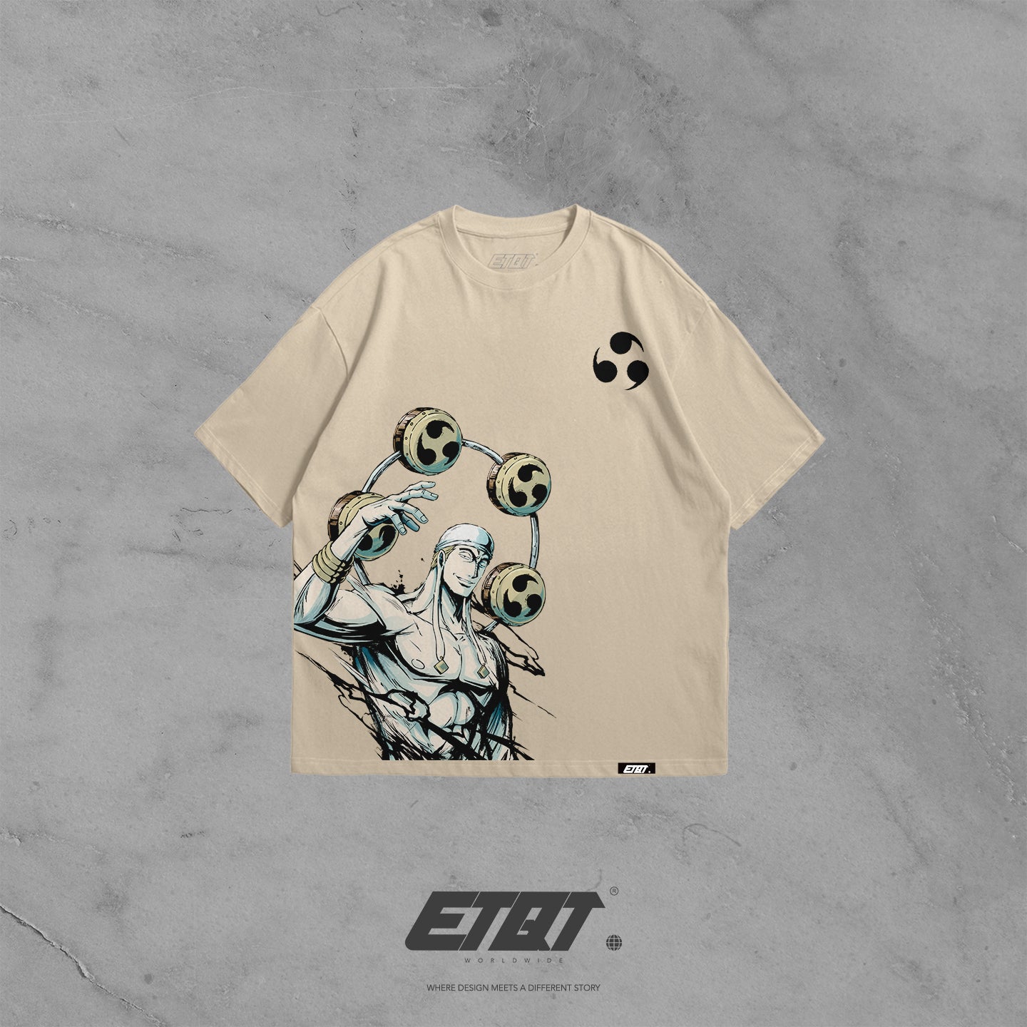 [New Released] Anime Shirt - One Piece - Jolly Roger - Enel v3