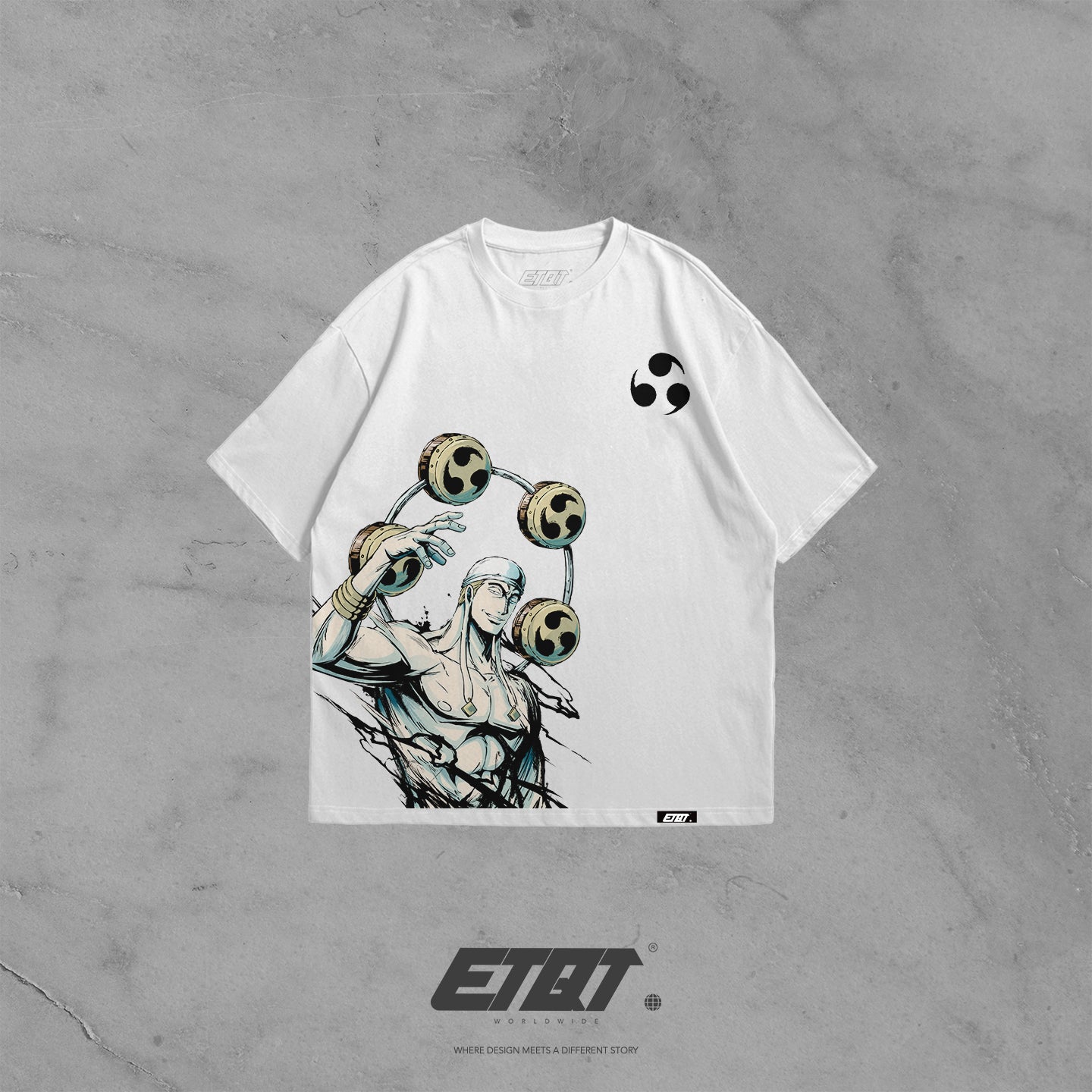 [New Released] Anime Shirt - One Piece - Jolly Roger - Enel v3