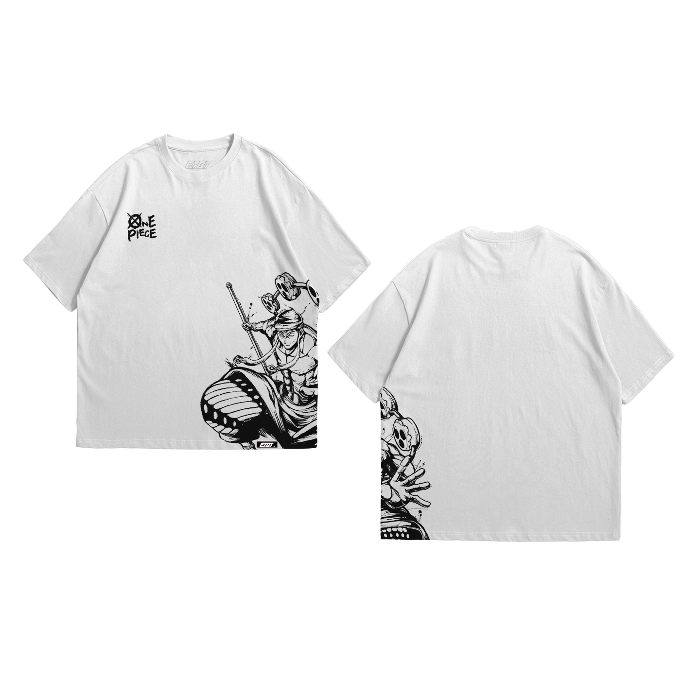 [New Released] Anime Shirt - One Piece - Jolly Roger - Enel v2