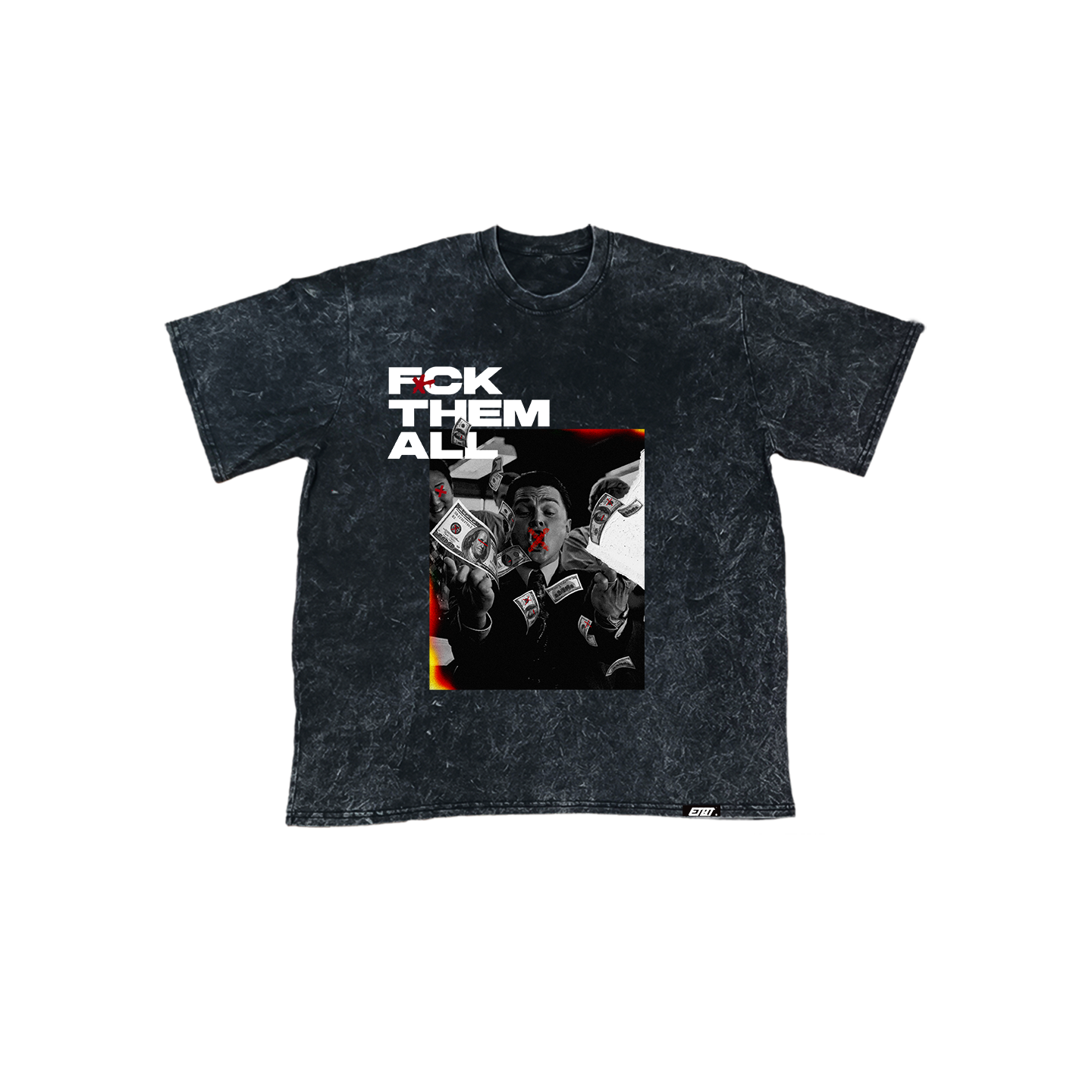 [New Released] Acid Washed Shirt - Oversized - Brand Shirt - FCK THEM ALL