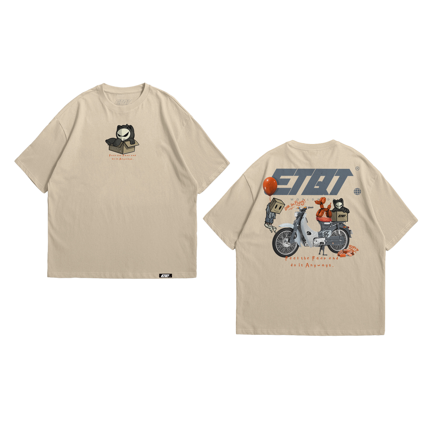 T-Shirt - Brand Shirt - Nekuro - Feel The Fear