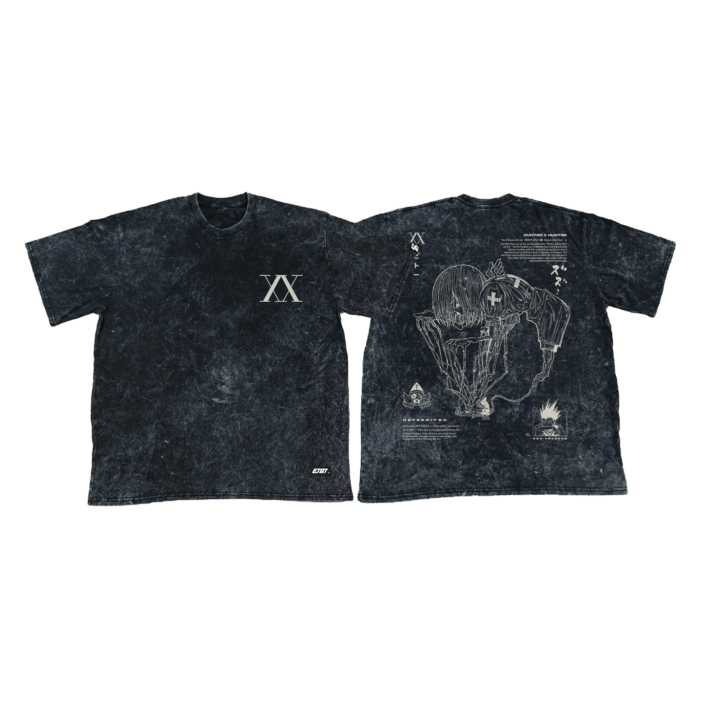 [New Released] Acid Washed Shirt - Hunter x Hunter - Dr. Blythe