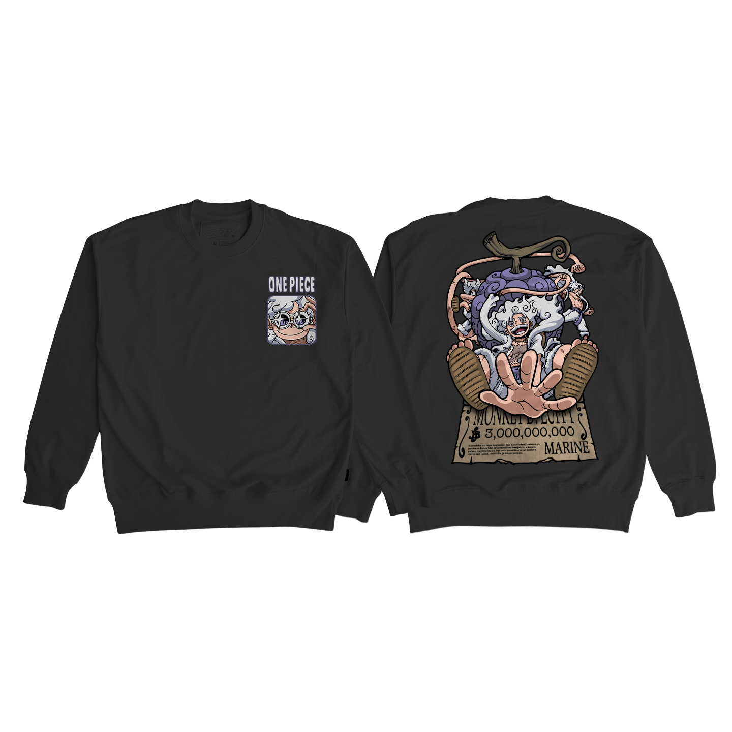 Sweatshirt - One Piece - Luffy Gear 5th - Sun God Nika v7