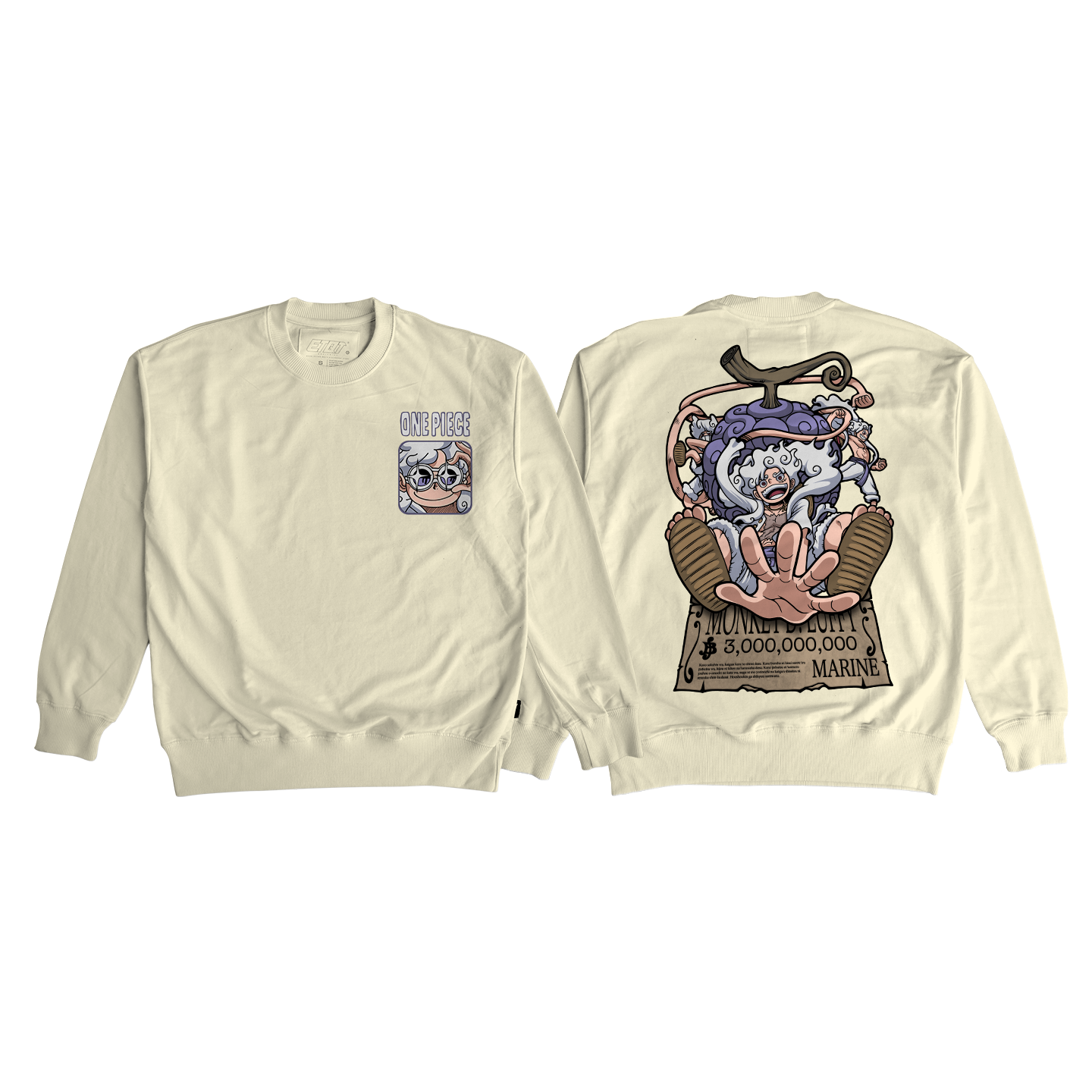 Sweatshirt - One Piece - Luffy Gear 5th - Sun God Nika v7