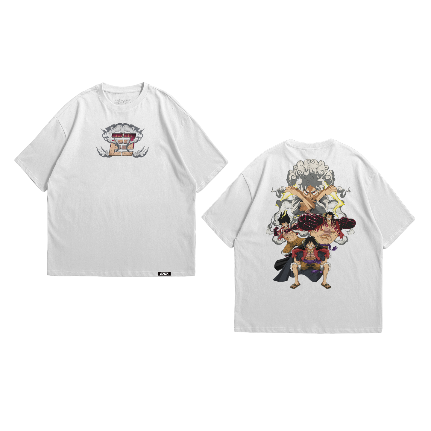 Anime Shirt - One Piece - Monkey D Luffy - Gear Forms