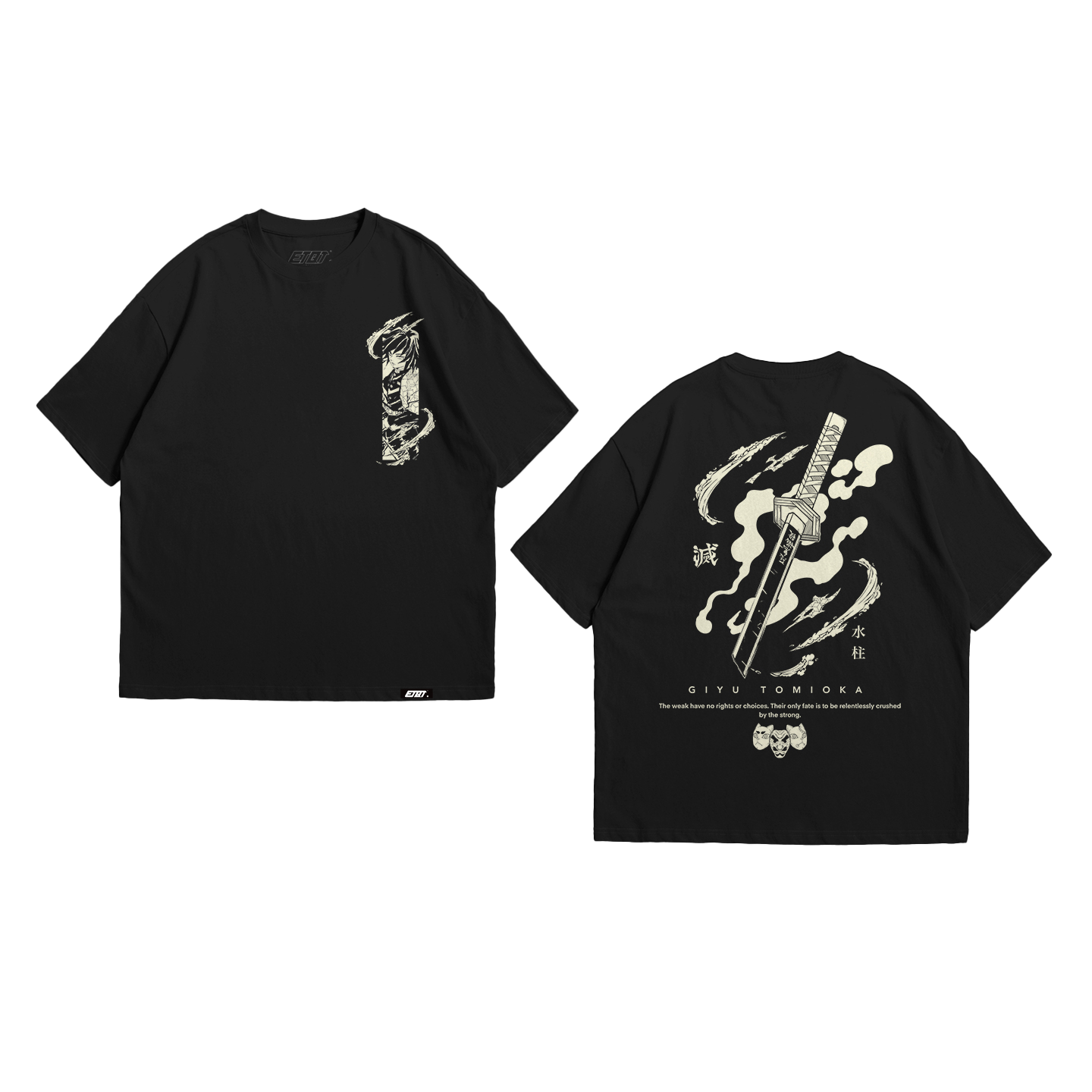 Anime Shirt - Demon Slayer - Giyuu Tomioka v4