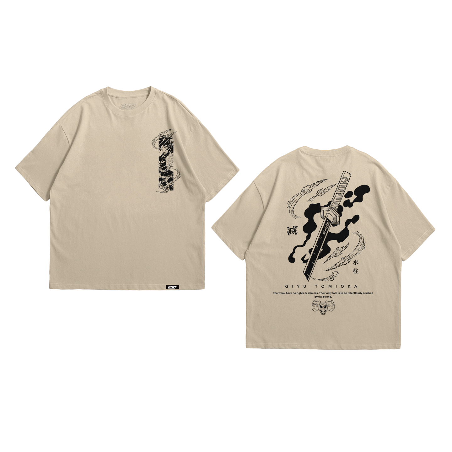 Anime Shirt - Demon Slayer - Giyuu Tomioka v4