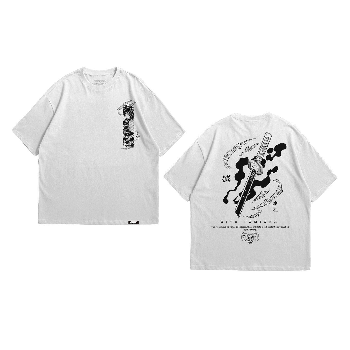 Anime Shirt - Demon Slayer - Giyuu Tomioka v4