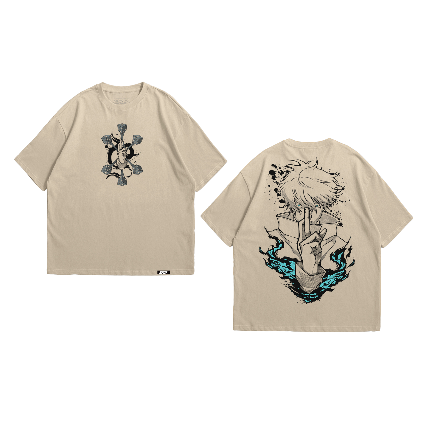 Anime Shirt - Jujutsu Kaisen - Satoru Gojo - Line Art