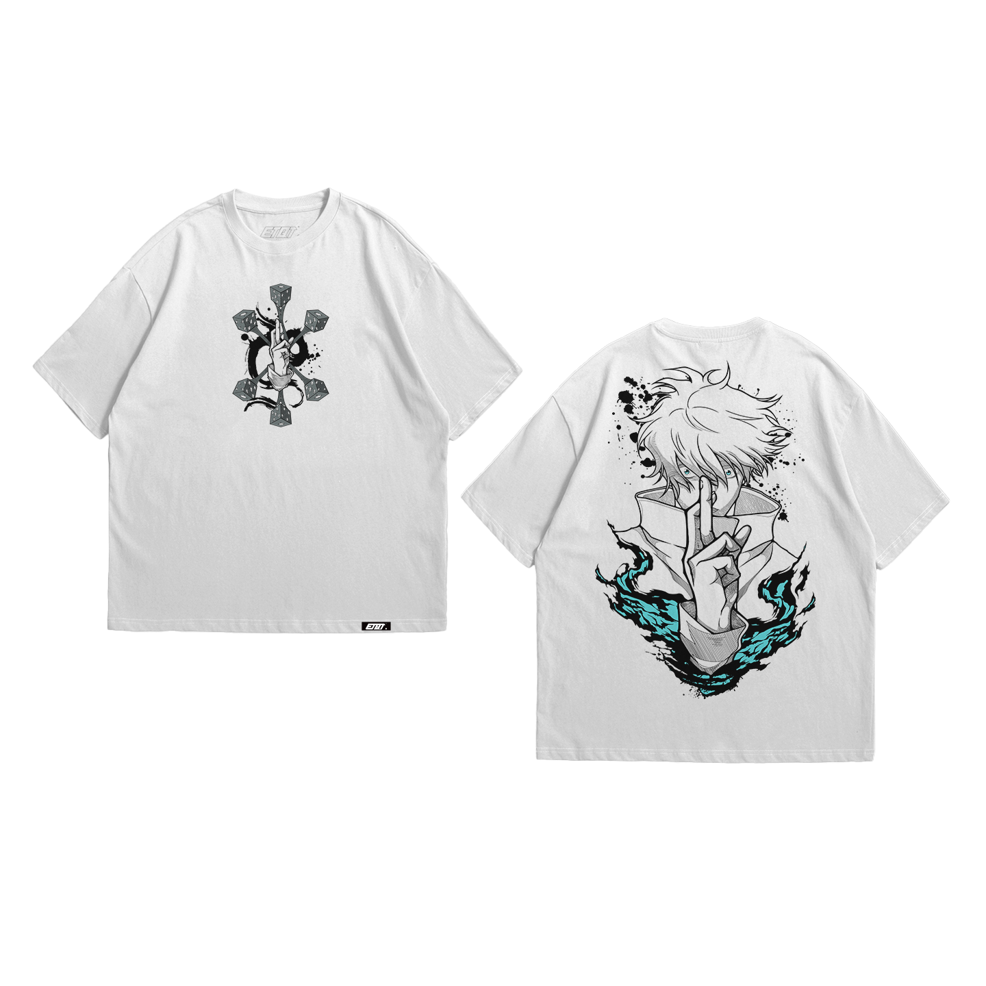 Anime Shirt - Jujutsu Kaisen - Satoru Gojo - Line Art