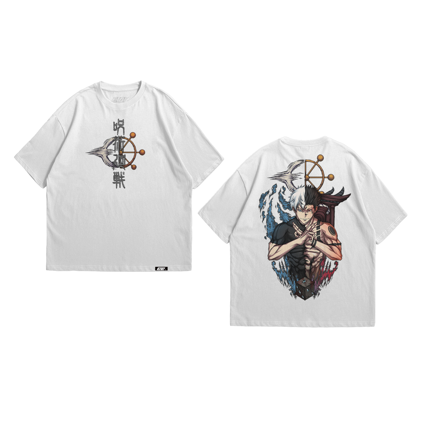 T-Shirt - Jujutsu Kaisen - Satoru Gojo and Sukuna