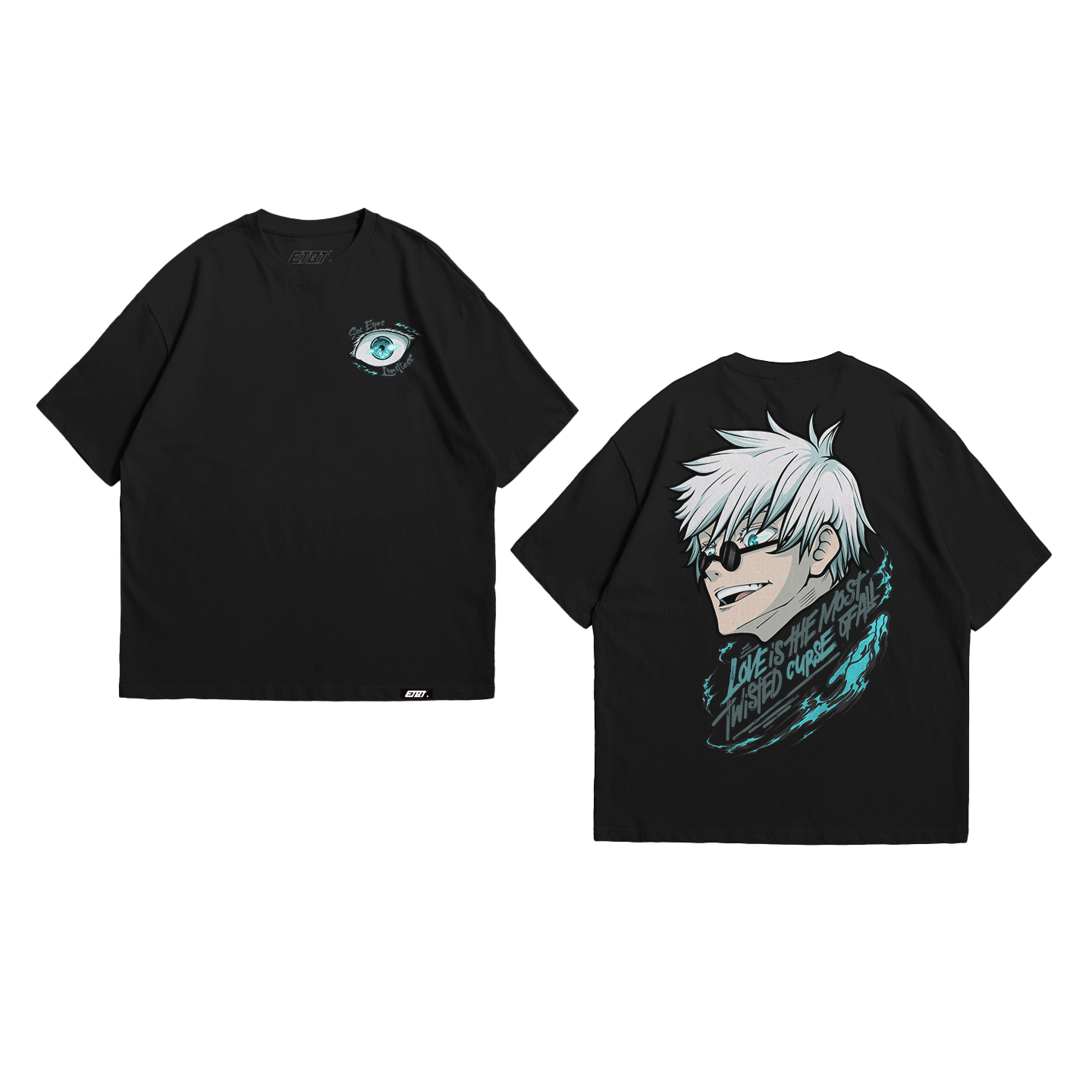 T-Shirt - Jujutsu Kaisen - Satoru Gojo - Typography Art