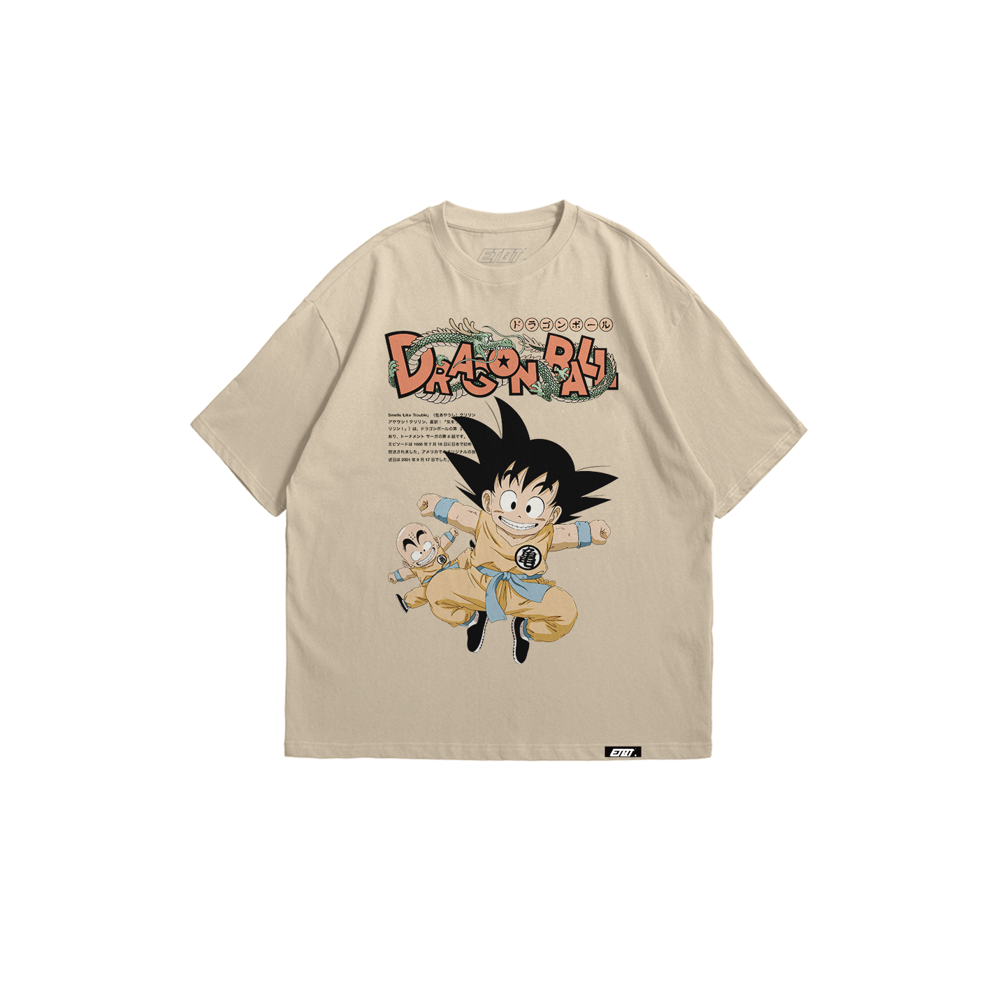 [New Released] Anime Shirt - Dragon Ball - Goku and Krilin