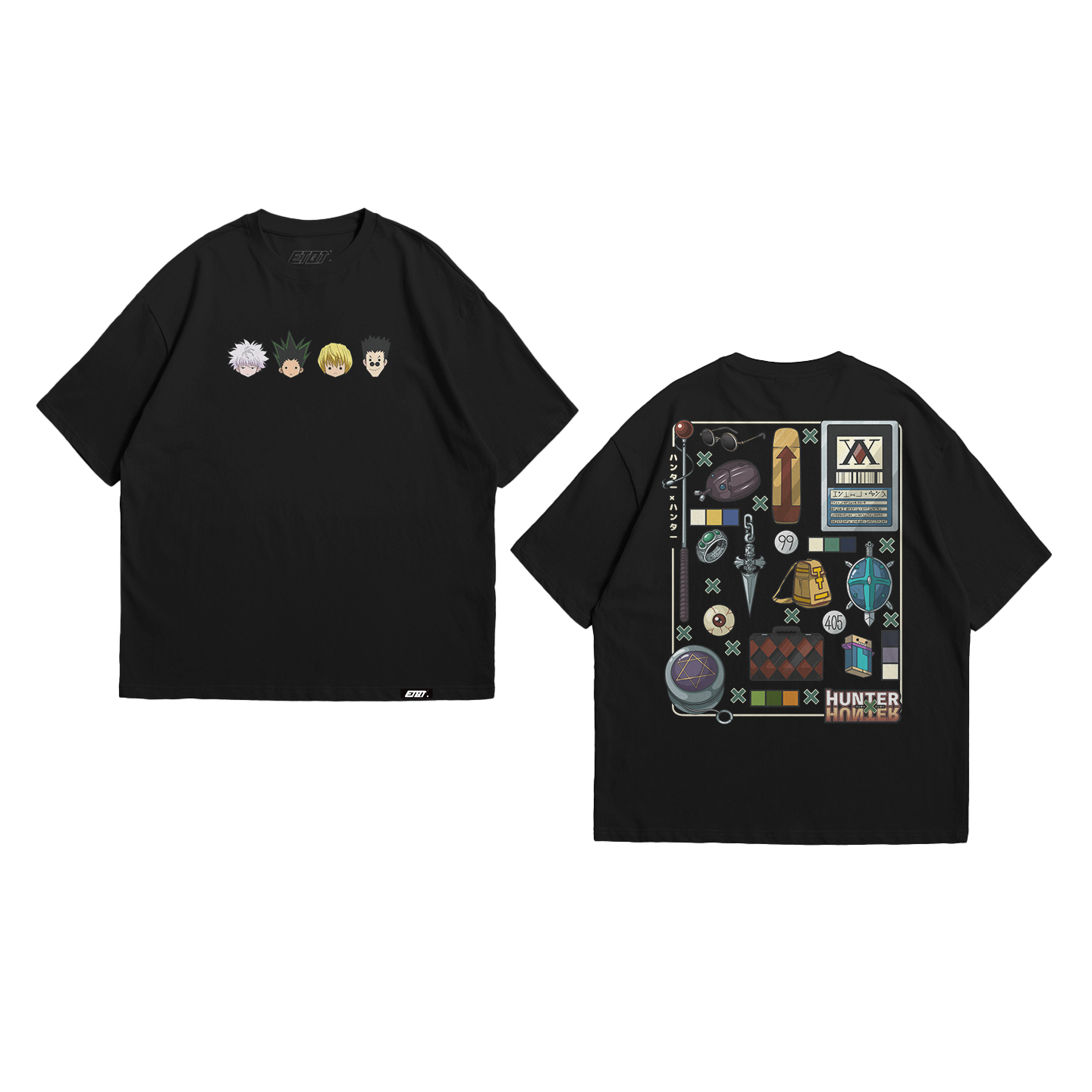 Anime Shirt - Hunter x Hunter - Gon, Leorio, Kurapika, and Killua v2