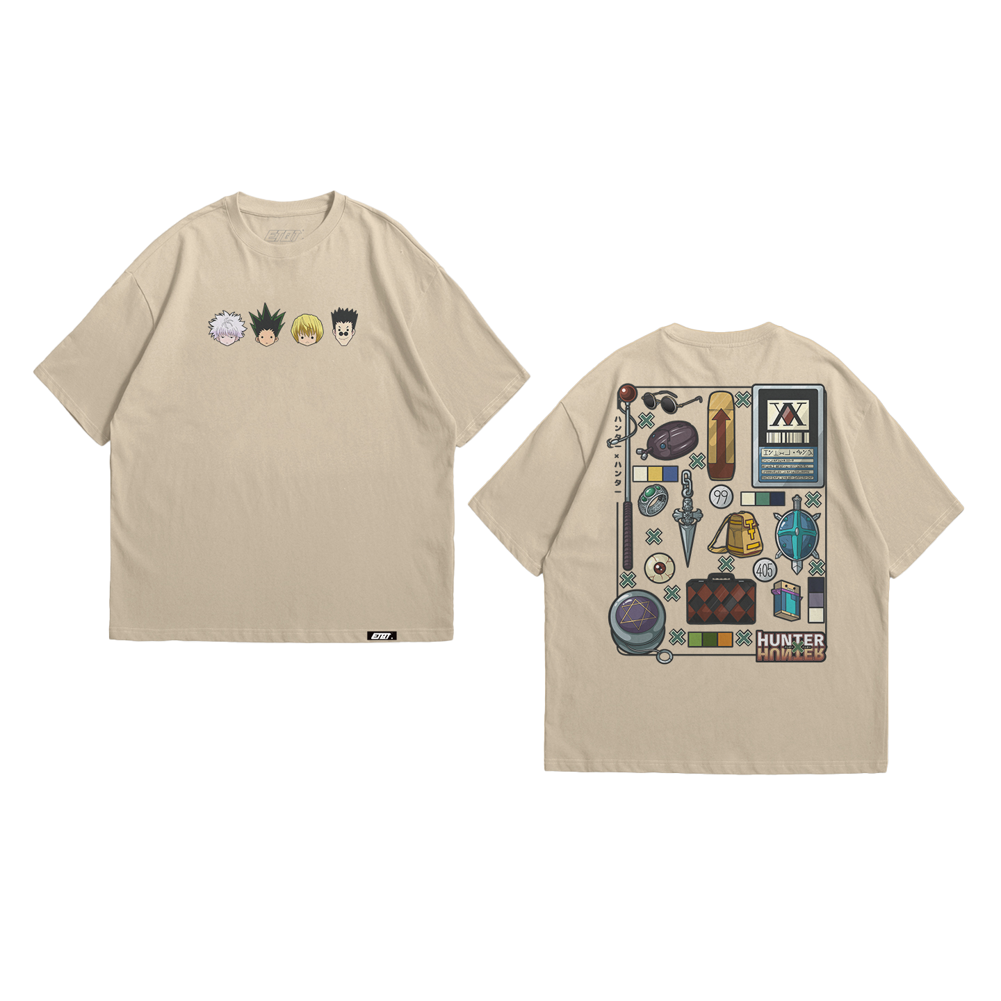 Anime Shirt - Hunter x Hunter - Gon, Leorio, Kurapika, and Killua v2