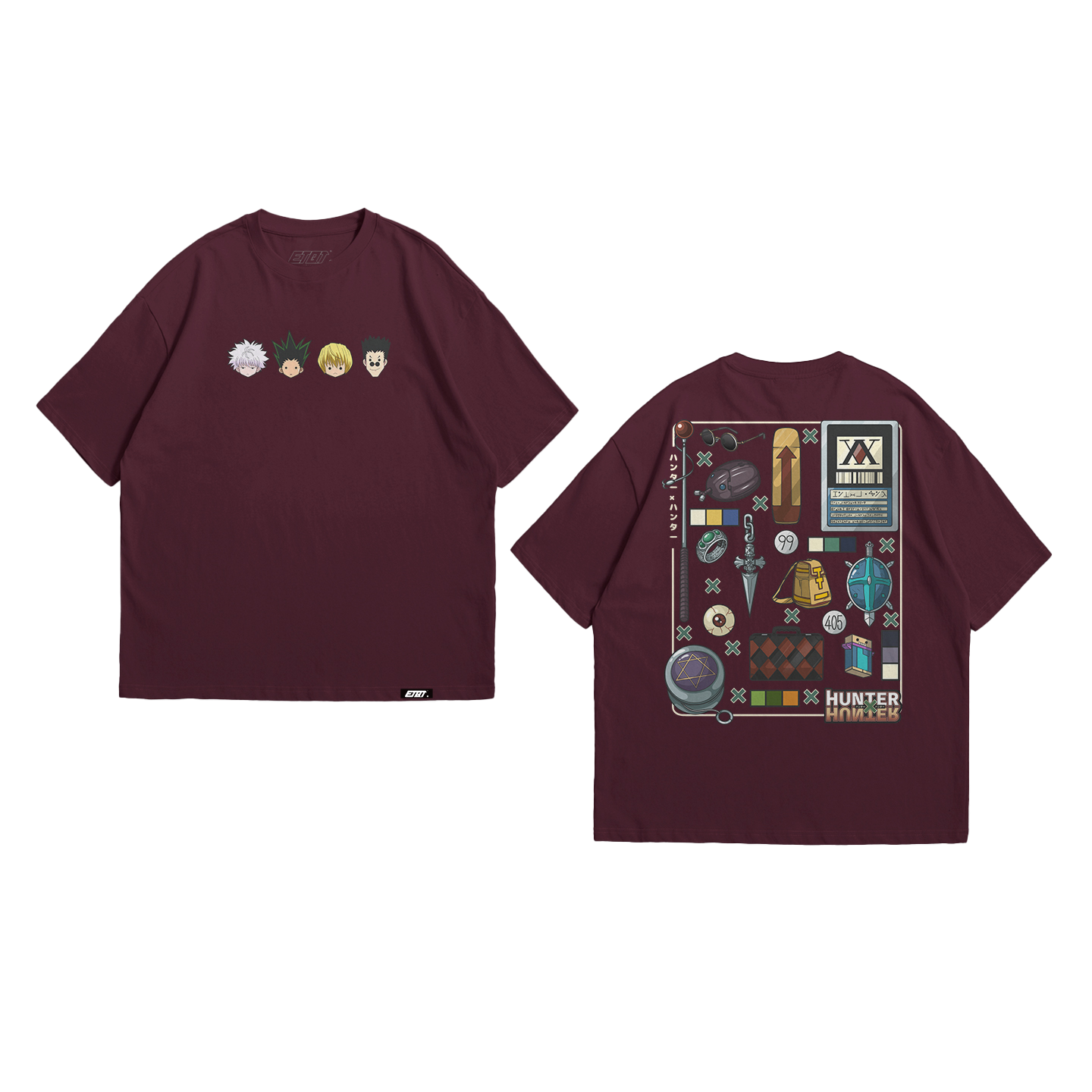 Anime Shirt - Hunter x Hunter - Gon, Leorio, Kurapika, and Killua v2