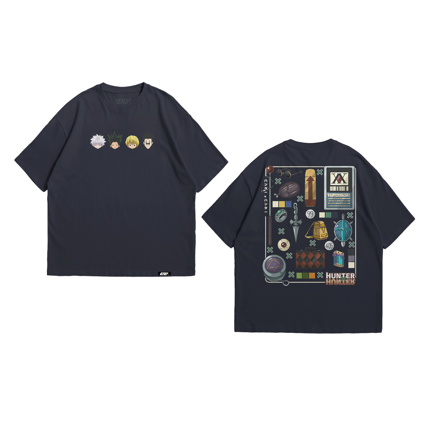 Anime Shirt - Hunter x Hunter - Gon, Leorio, Kurapika, and Killua v2