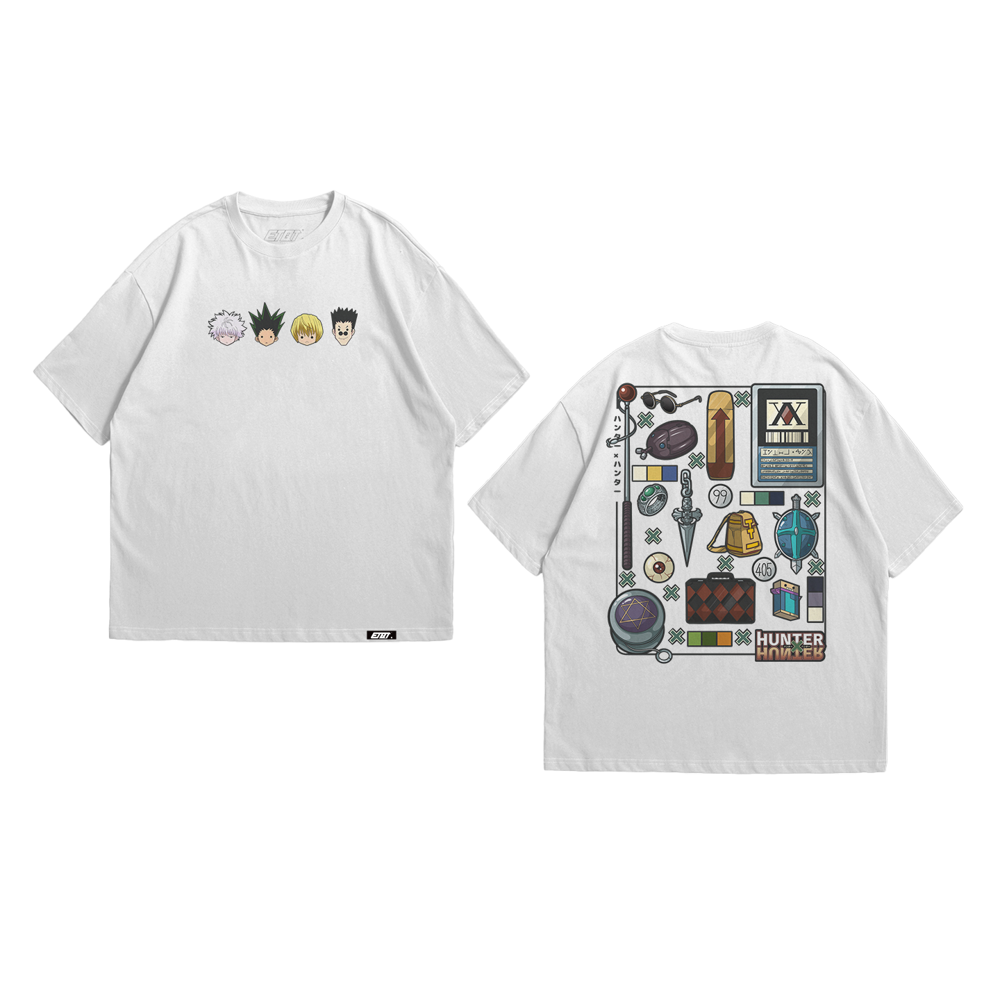 Anime Shirt - Hunter x Hunter - Gon, Leorio, Kurapika, and Killua v2