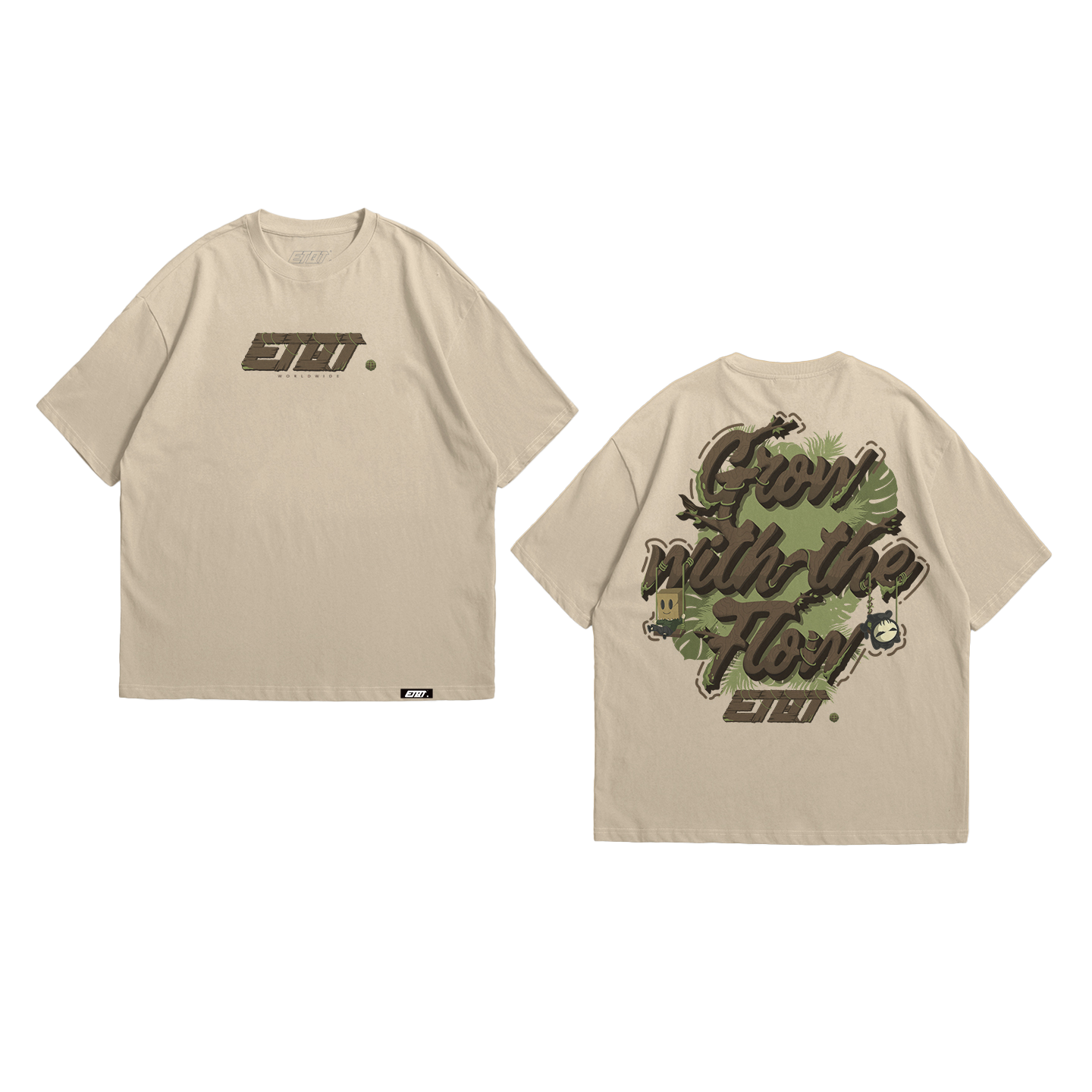 T-Shirt - Brand Shirt - Grow With The Flow