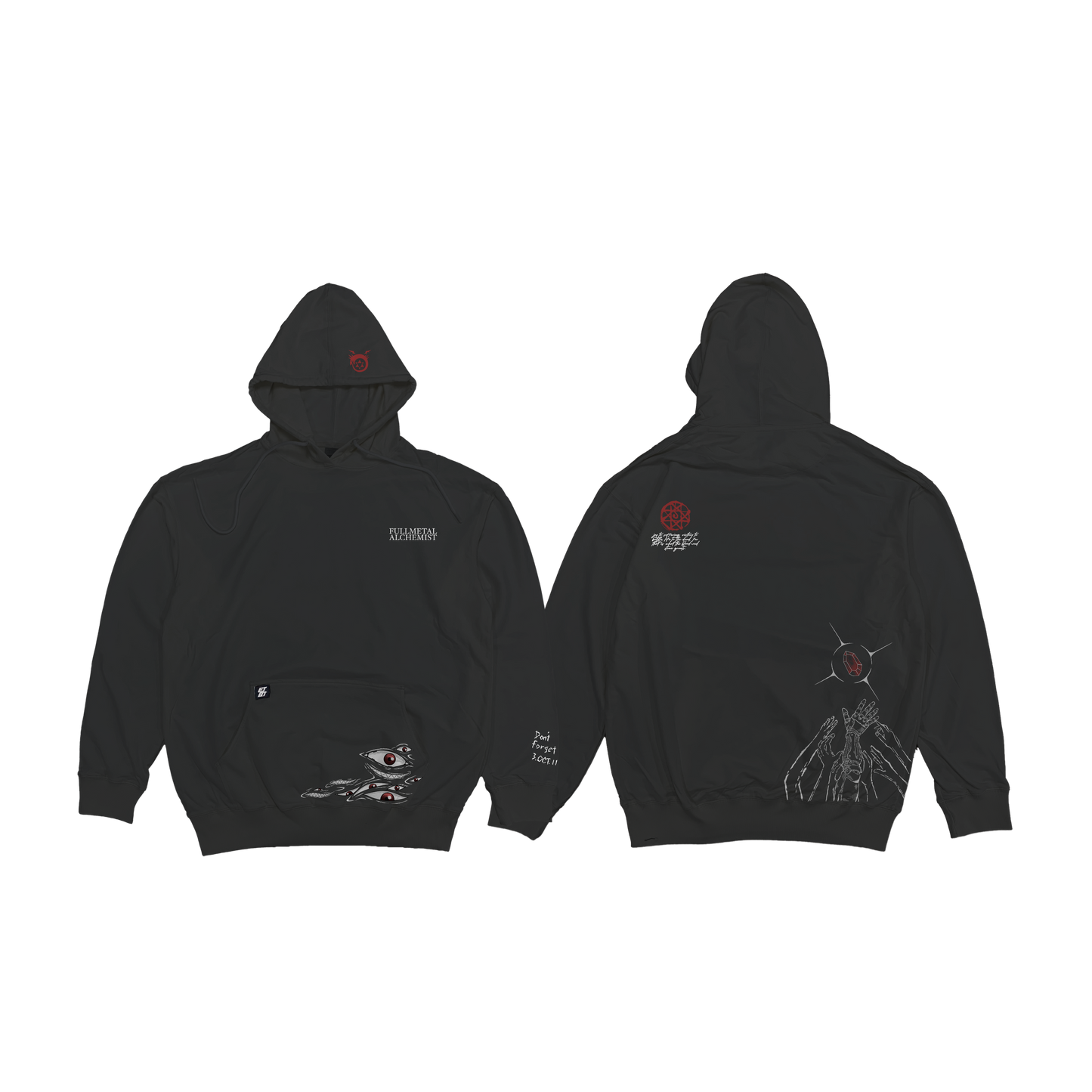 [New Released] Hoodie - Fullmetal Alchemist - Homunculus v3