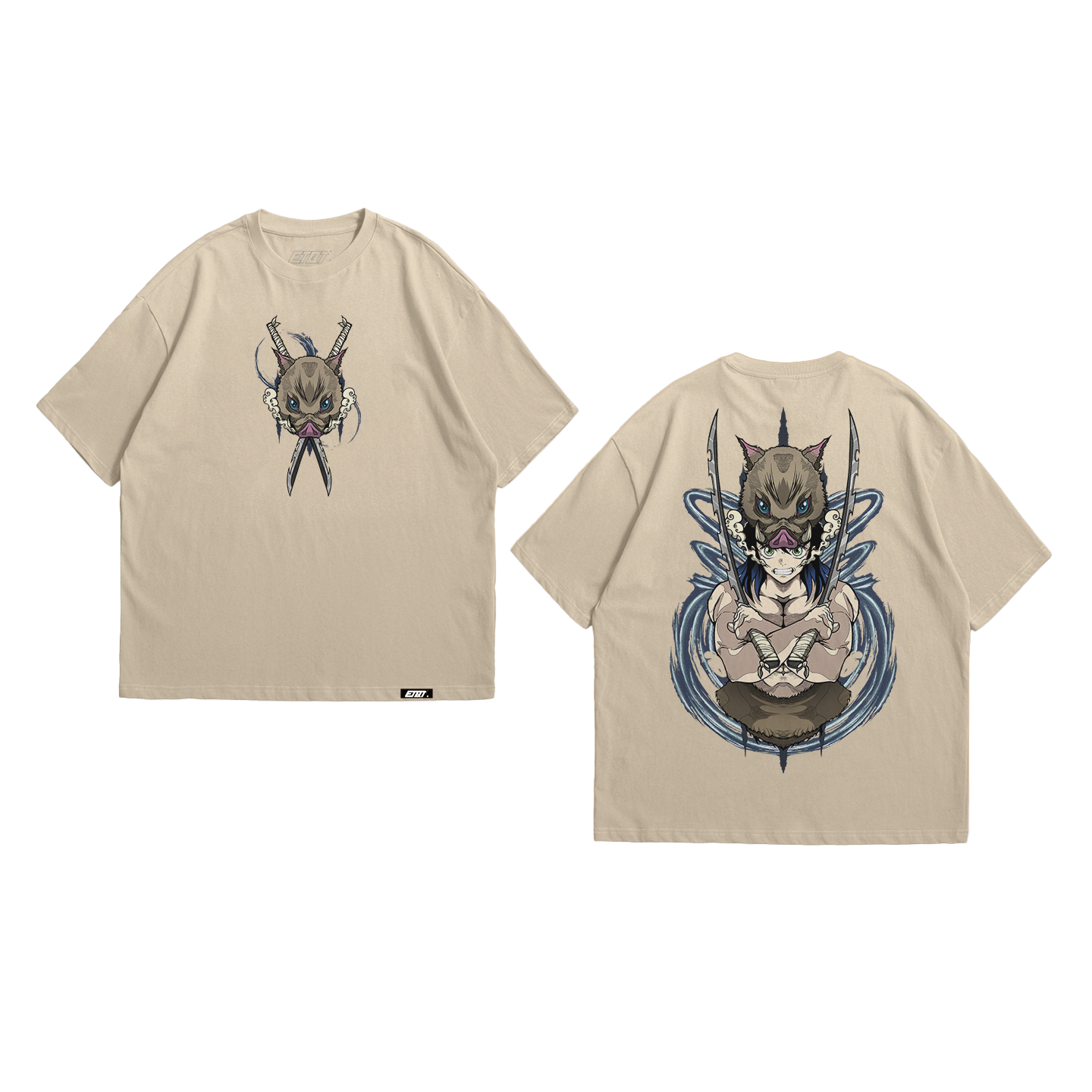 Anime Shirt - Demon Slayer - Inosuke Hashibira - Colorized