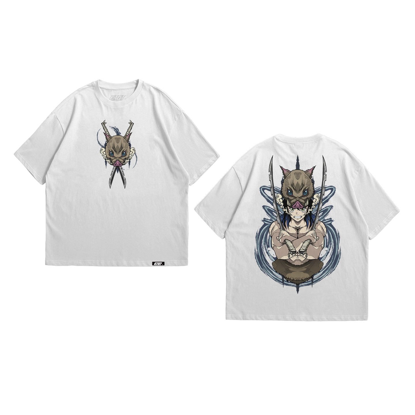 Anime Shirt - Demon Slayer - Inosuke Hashibira - Colorized