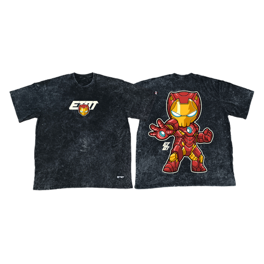 Acid Washed Shirt - Nekuro - Iron Man